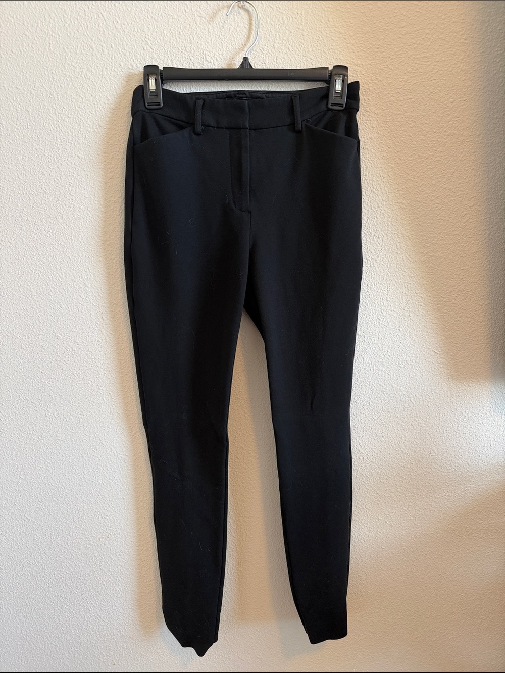 Express Black Ponte Skinny Pants